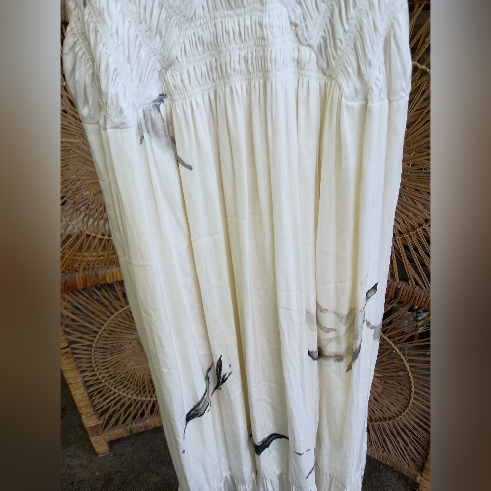 NWT Grade & Gather Elegant White and Black Women's Dress_Med - Picture 4 of 8